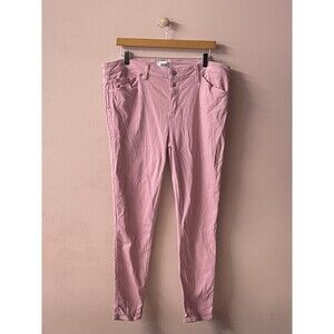 Paige Pink Verdugo Ankle Skinny Pants Size 34